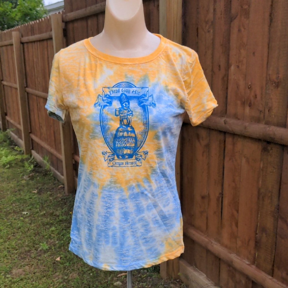 Rogue Brewing Dead Guy Ale Tie-Dye Short Sleeve Tee